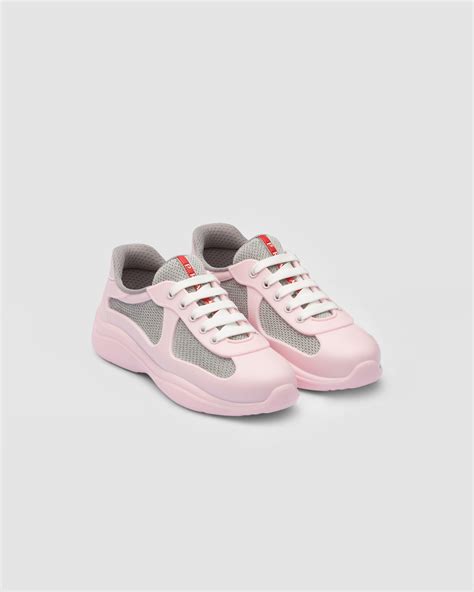 women's pink prada shoes|Prada cup sneakers pink.